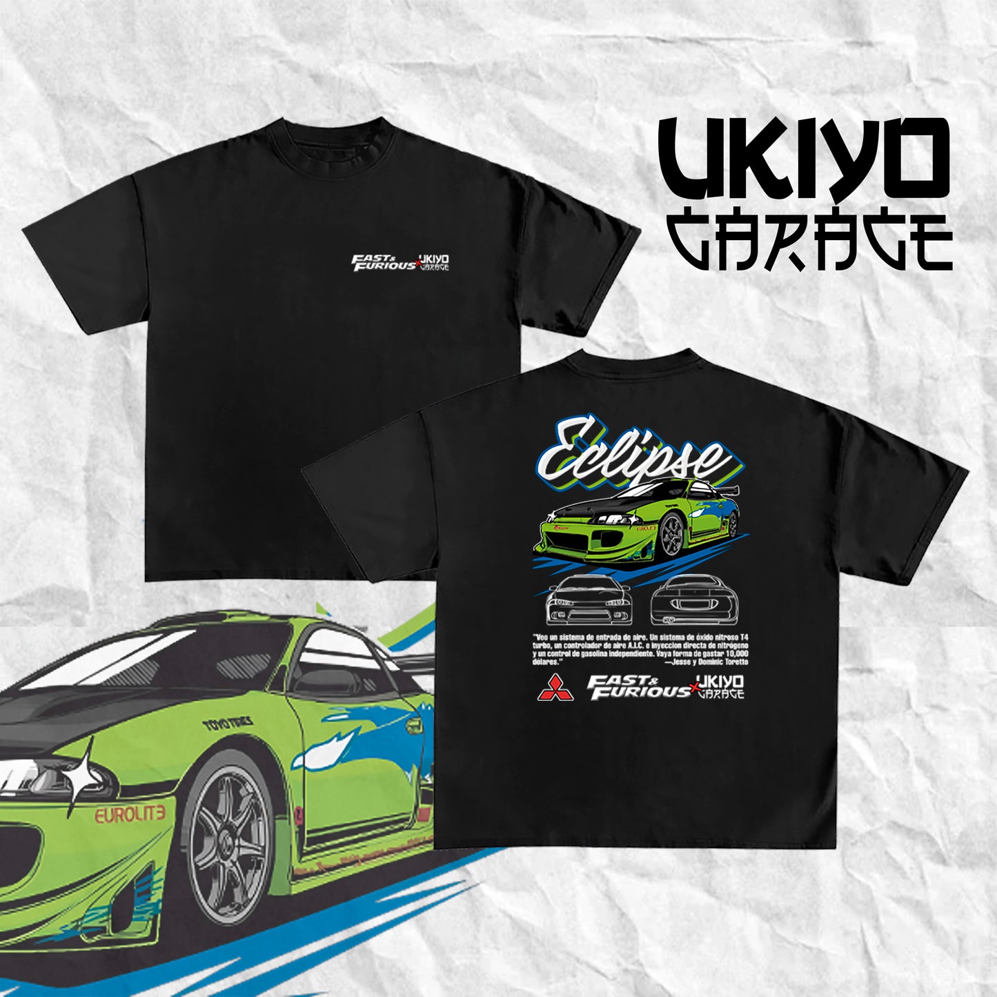 Camisa Eclipse Rapido y Furioso