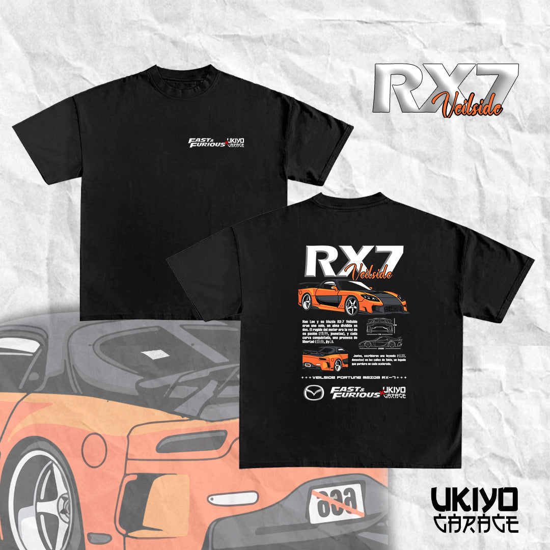 Camisa Hank RX7 veilside Rapidos y furiosos
