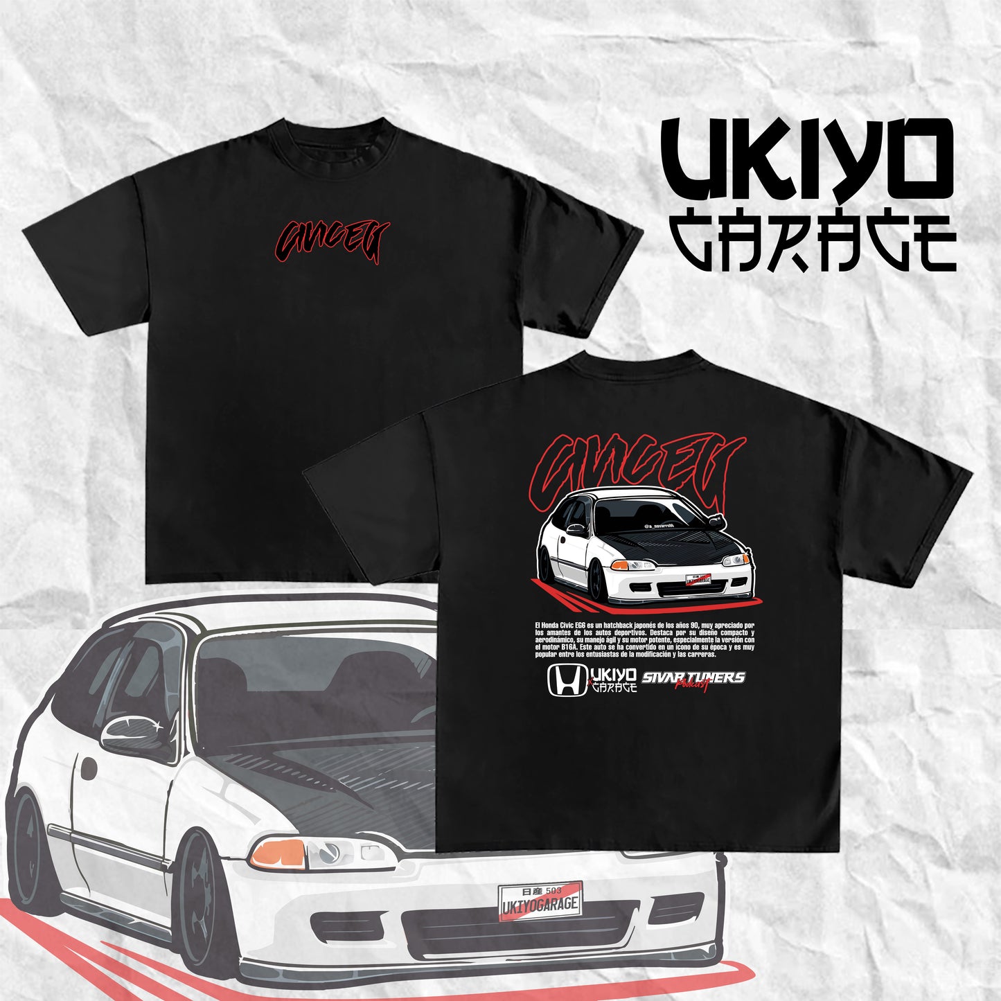 Camisa EG6 honda