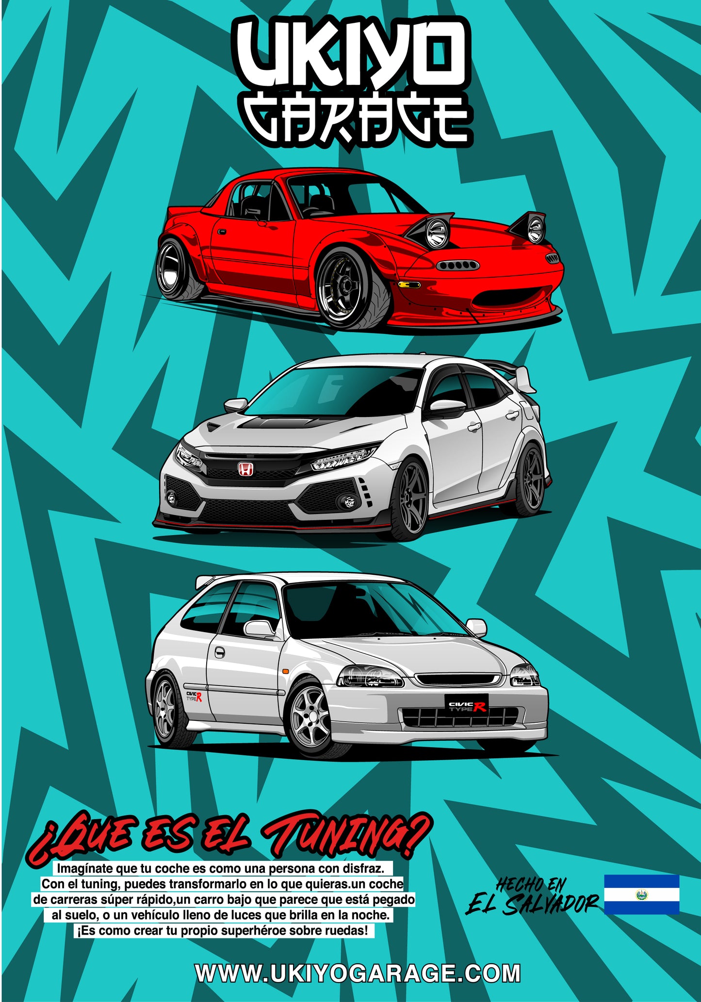 LIBRO DIGITAL! carros tuning libro para colorear VOL.1