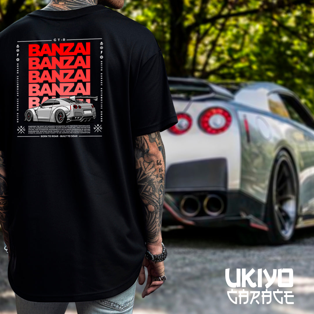 Camisa Banzai GT-R color negro