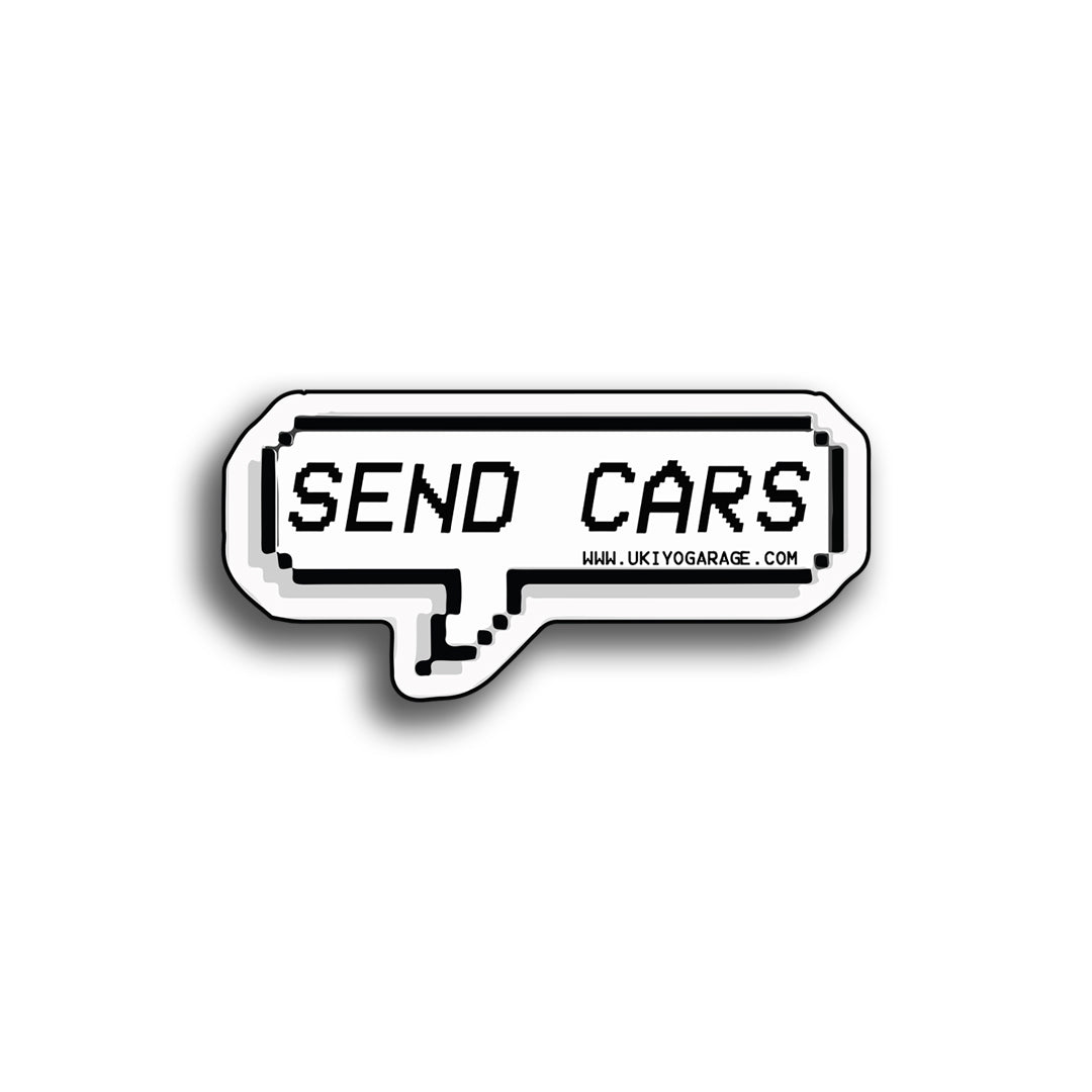 Sticker Send cars!