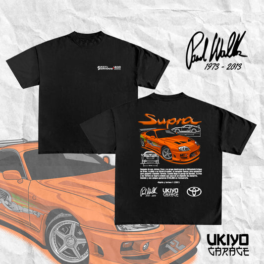 Camisa Fast and Furious Toyota Supra brian