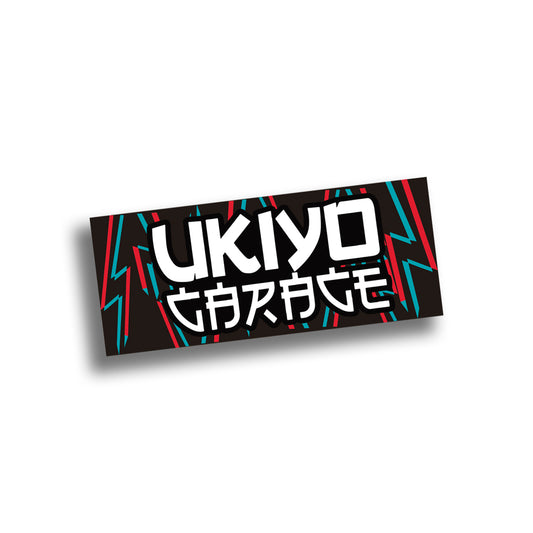 Sticker Ukiyo Garage colors!