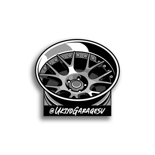Sticker @ukiyogarage wheel