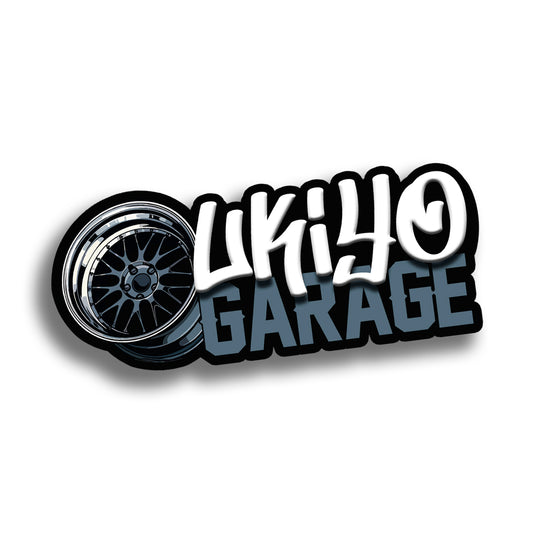 Sticker Ukiyo Garage wheels.